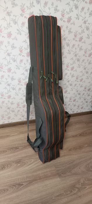 Полужесткий чехол сумка для удочек удилищ на 3 секции 135см, 150см