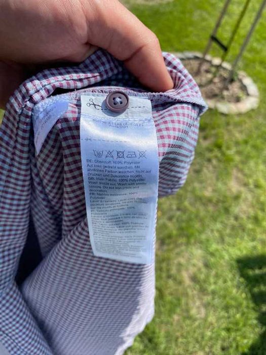 Śliczna koszula damska Mammut w kratę XL travel outdoor fioletowy