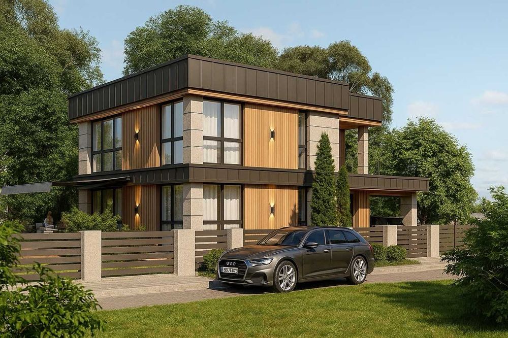 Продаж сучасного двоповерхового будинку в с. Бірки, вул. Львівська