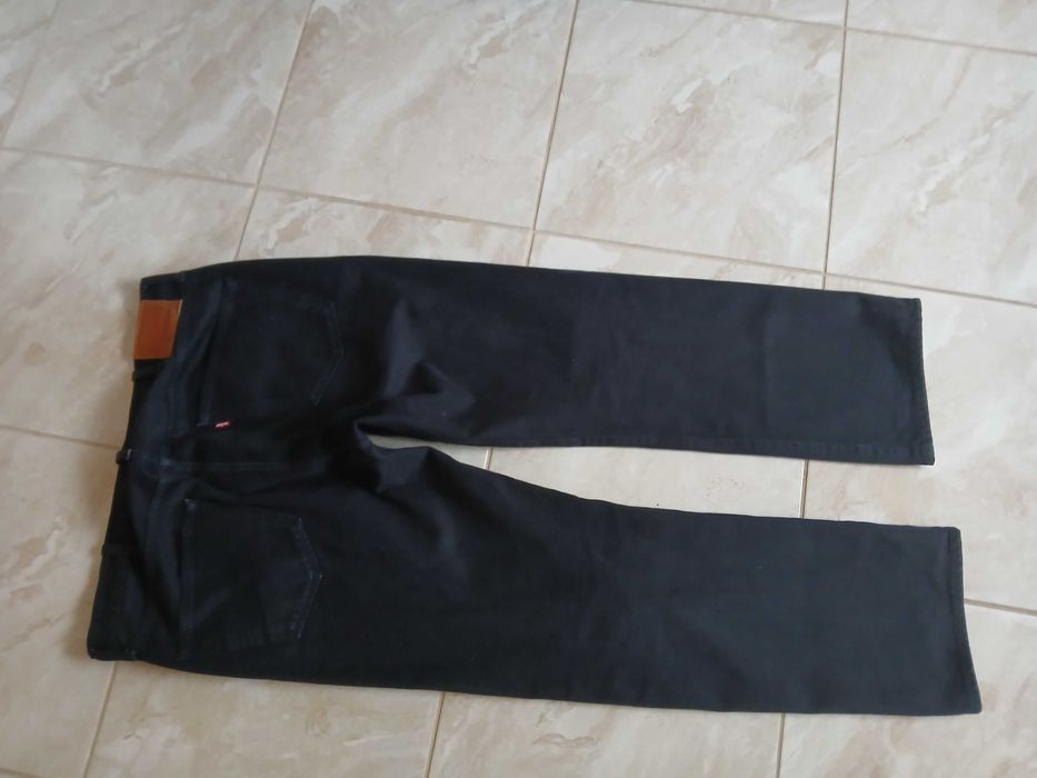 Levis 501 czarne 38/30 pas:2x50-52cm