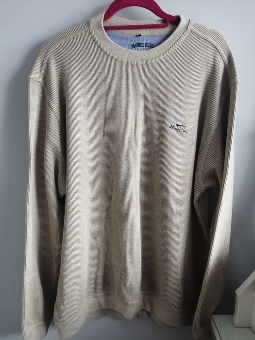 Beżowy sweter Marine Bleu