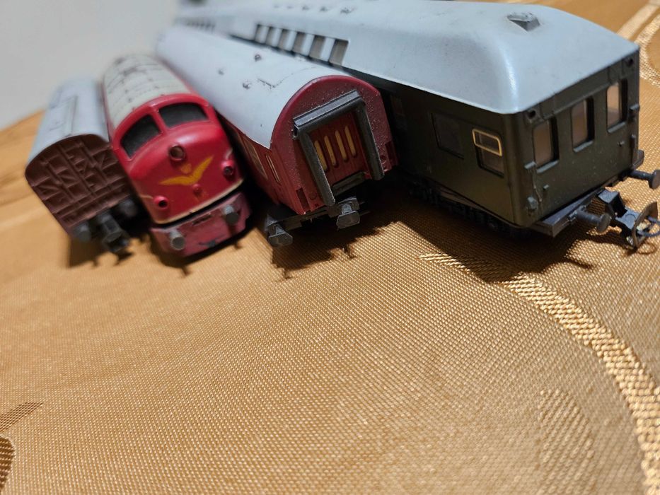 Lokomotywa Nohaba Kolejka TT BTTB Zestaw Wagon Wagony Tory