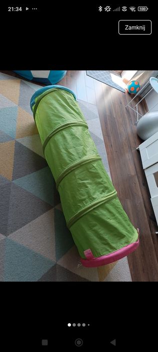 Tuba Ikea tunel do zabawy ogrodowy sensoryczny