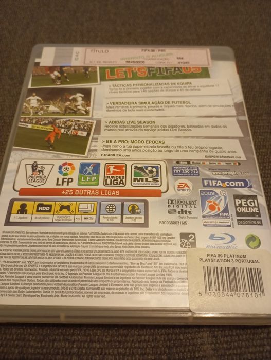 Fifa 09 para ps3
