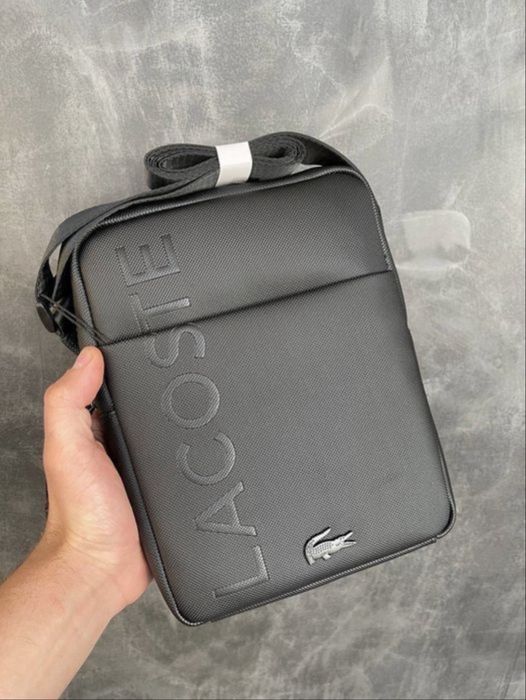 Сумка Барсетка чоловіча через плече Lacoste Лакосте