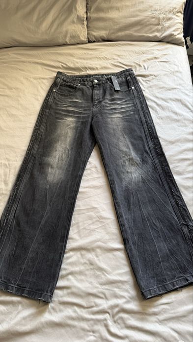 Racer worldwide scar jeans black archive new