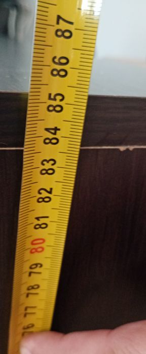 Komoda ciemny brąz 120x30x85cm