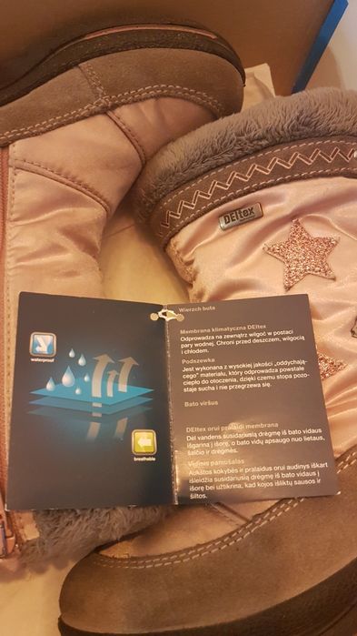 buty kozaki zimowe rozm 30, dl wewn 18,8 dziewczęce