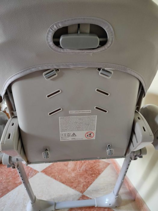 Kinderkraft Yummy Cadeira de Papa Cinzento