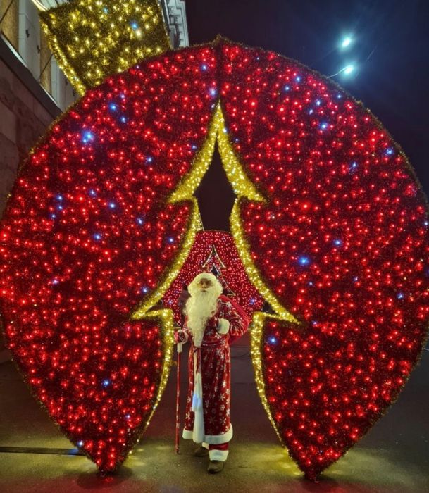 Привітання в авто, на дому, відеопривітання Різдво, Новий Рік Санта, Д