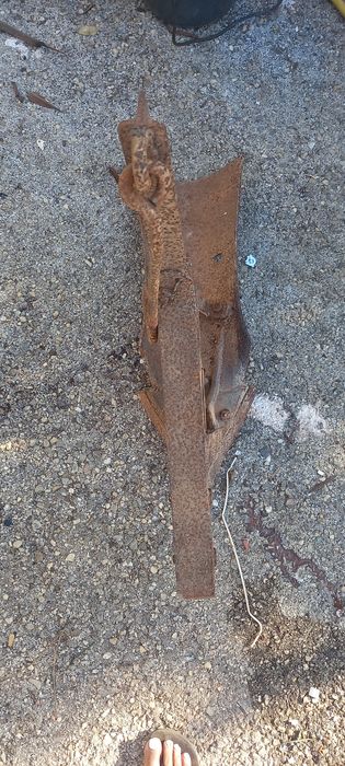 Charrua antiga para decoração