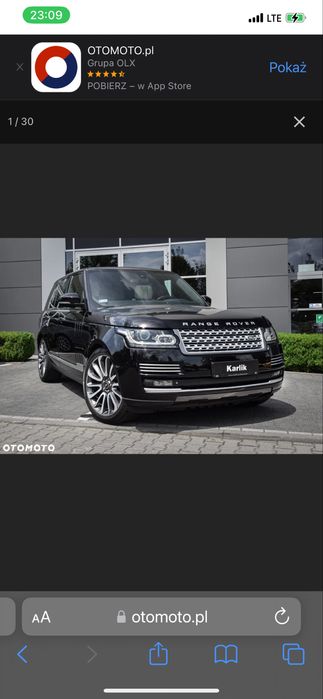Range Rover  Autobiografy Fkt Vat
