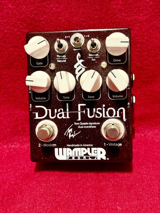 Wampler Dual Fusion Tom Quayle Signature Overdrive Pedal Guitarra