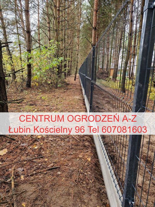 Ogrodzenia panelowe płot na podmurówce bramy furtki montaż PRODUCENT