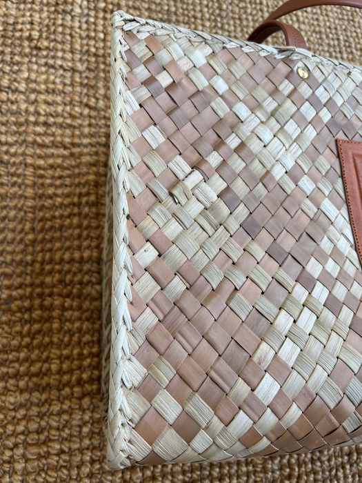 Boho Swing shopper kosz koszyk torebka maxi shopper cynamonowa pepitka