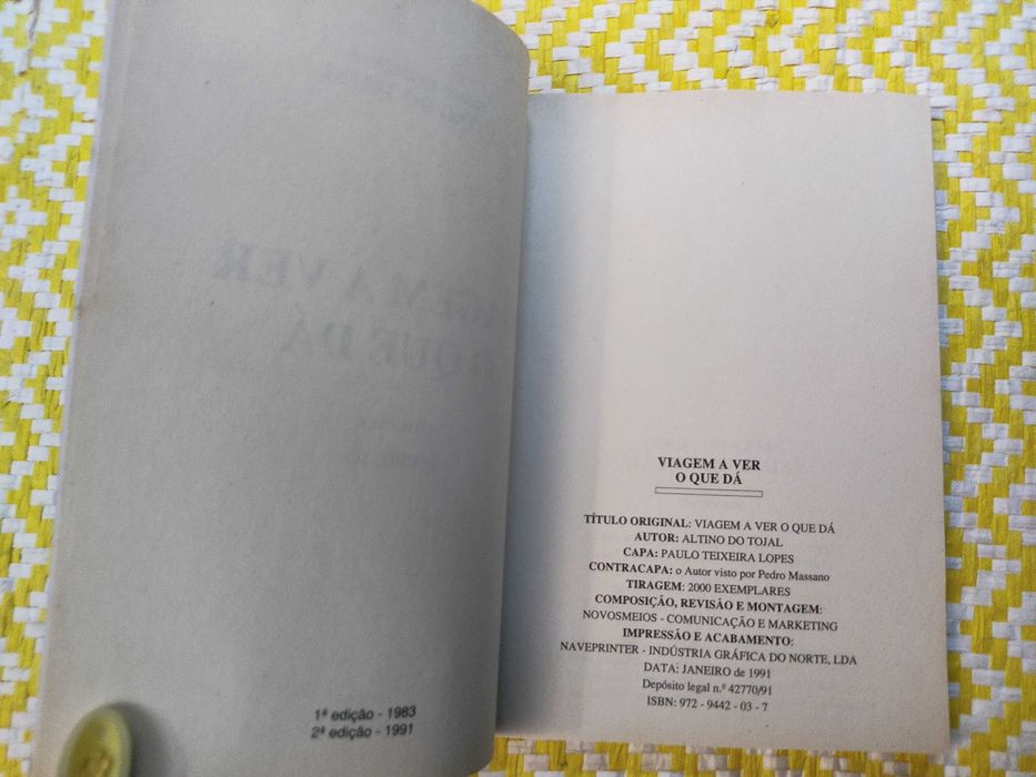 VIAGEM A VER O QUE DÁ – 
Altino do Tojal