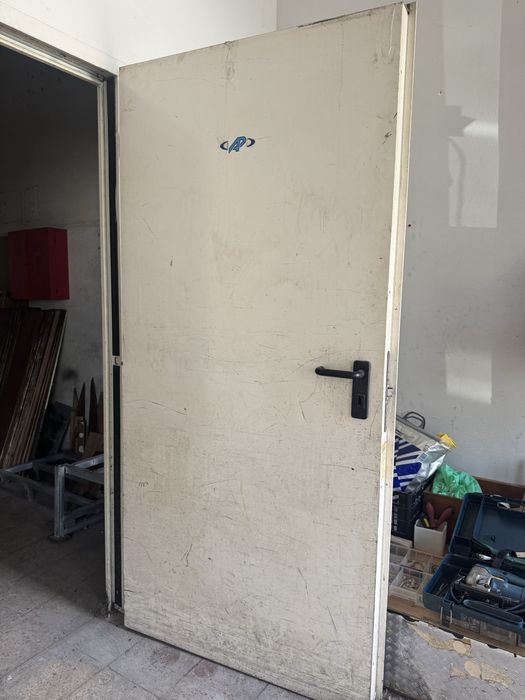 Porta antifogo usada