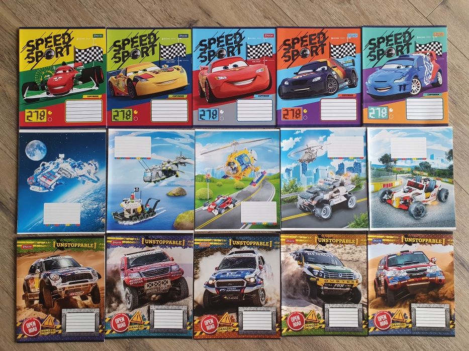 Зошити в лінію на 12 аркушів