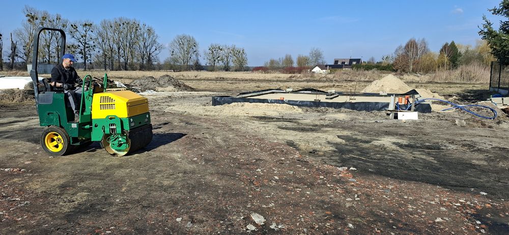 Drogi dojazdowe kruszywo gruz zagęszczenie