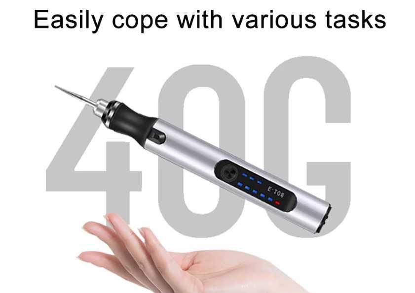 USB - Гравировочная ручка фрезер гравер Dremel + насадки