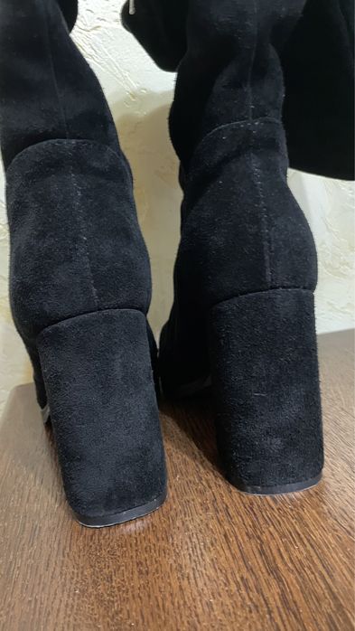 Сапожки сапоги чоботи ботинки на каблуку зима