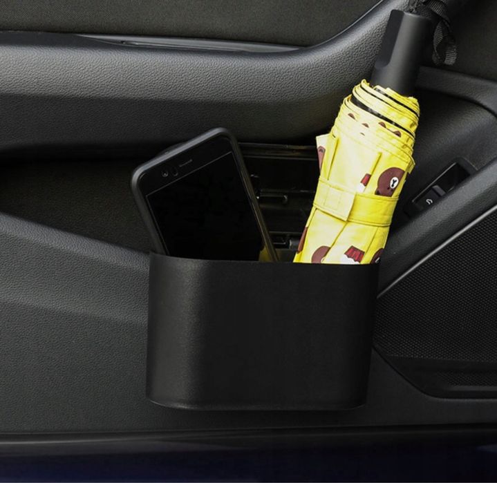 2x Kosz na śmieci samochodowy pojemnik z klapką