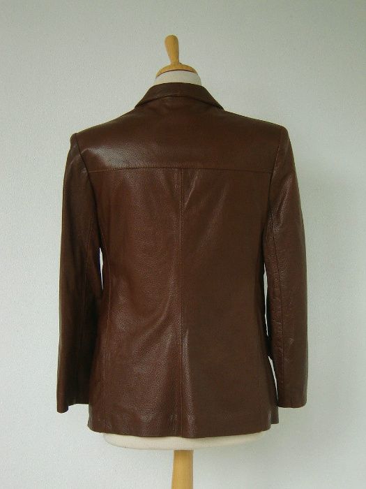 Casaco Blazer em pele genuína F. Mairos [novo]