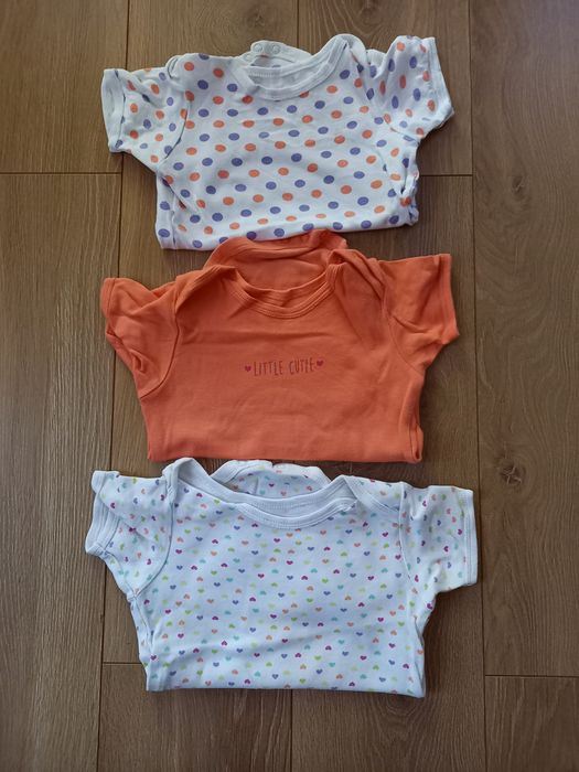 3pack body dziewczęce 86