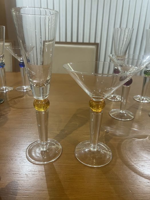 Taca de champanhe e coctail