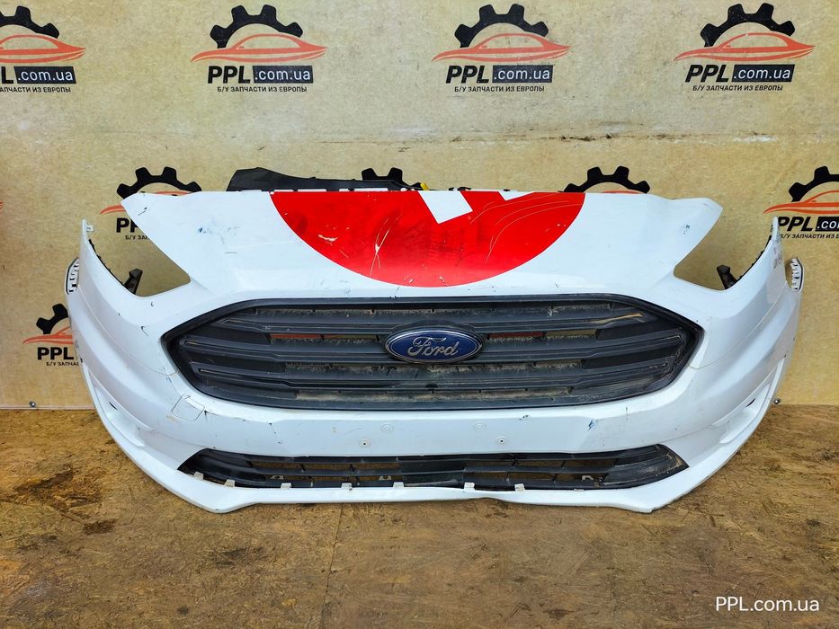 Ford Transit Connect Mk2 19- бампер передний туманка решетка заглушка