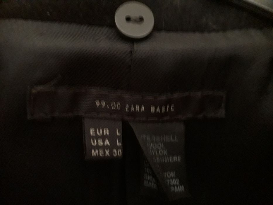 Sobretudo senhora preto comprido novo