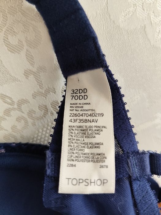 Biustonosz granatowy 70 DD