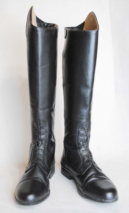 Oficerki jeździeckie, skórzane, rozmiar 42 regular