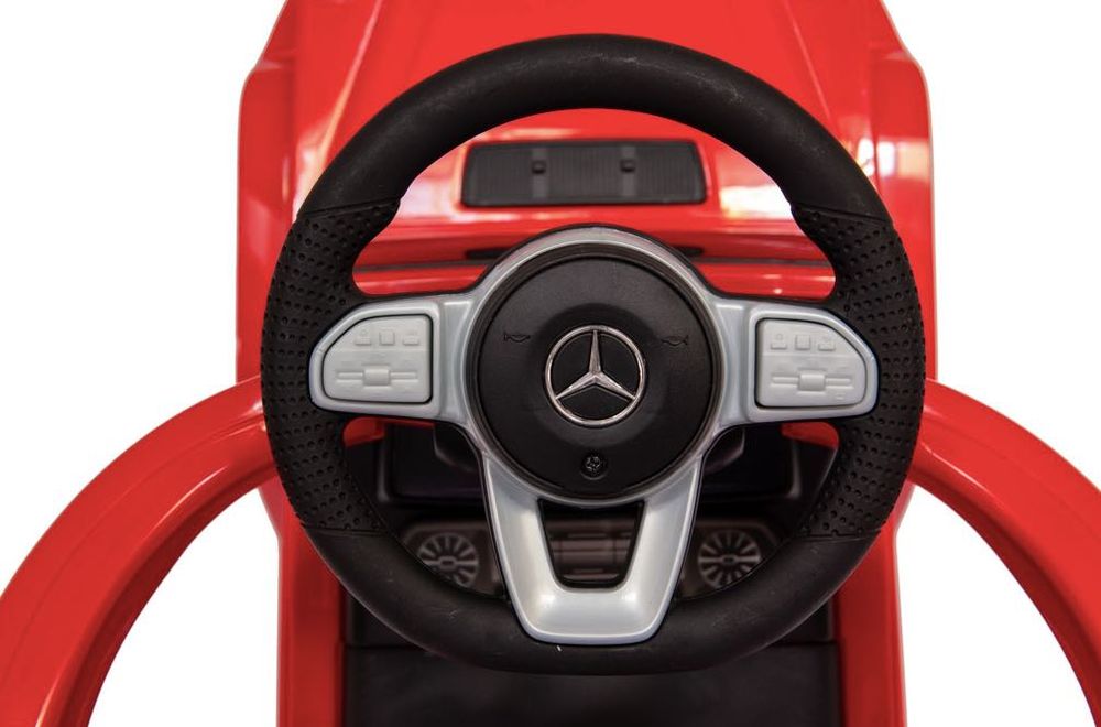 Jeździk czerwony samochód samochodzik wózek NOWY pchacz