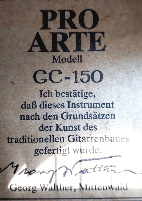 Świetna niemiecka gitara PRO ARTE model GC 150! + Twardy case! Warto!