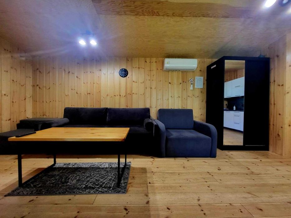 Domek z sauną nad jeziorem