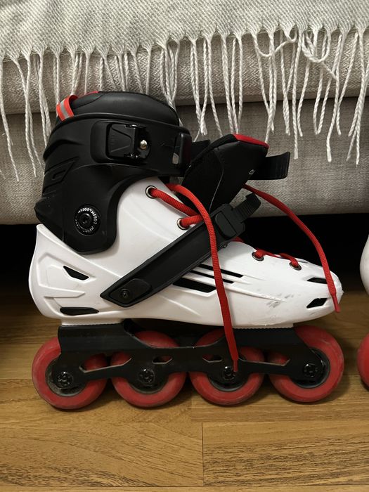 Patins inline 44 com mala e acessórios
