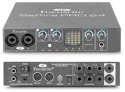 Interface de Áudio Focusrite Saffire PRO 24