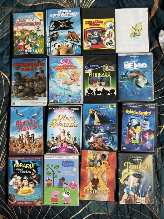 Filmy bajki DVD bogata kolekcja