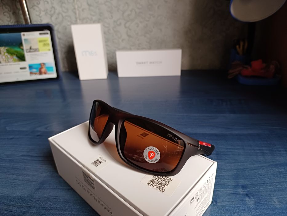 Очки Prada для водителей солнцезащитные мужские с поляризацией