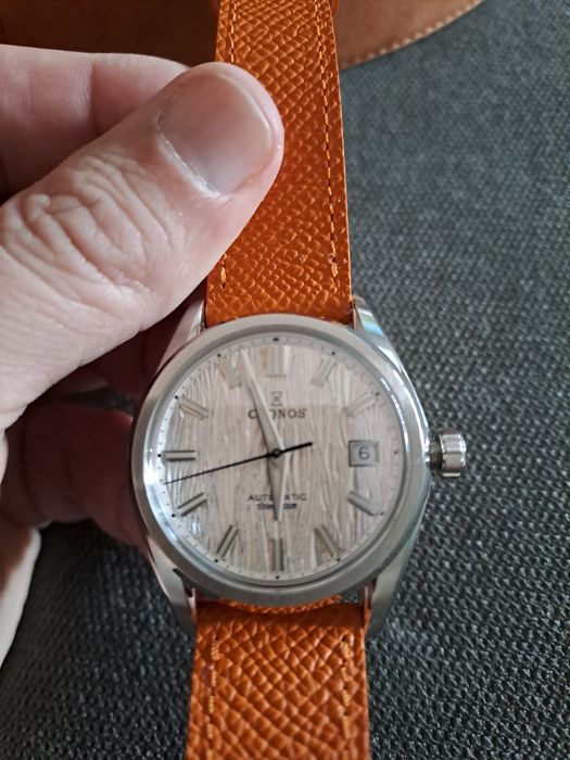 Relógio automático CRONOS seiko c mov pt5000 36mm
