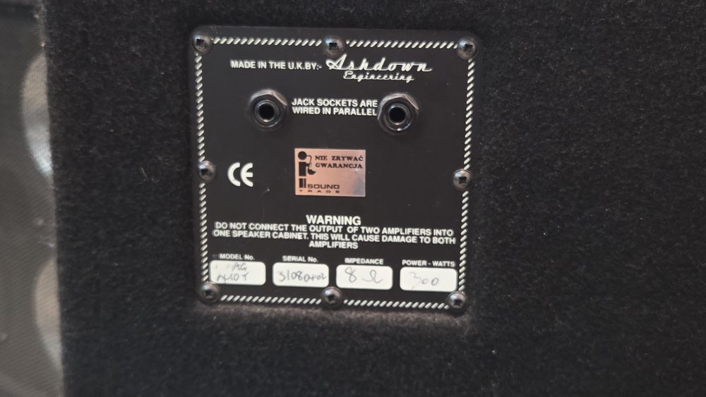 Wzmacniacz basowy Ashdown MAG 250 + głośnik + case