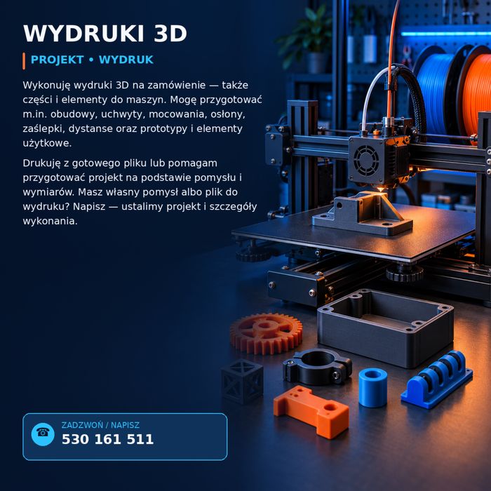 Czesci bryloki  wydruki 3d