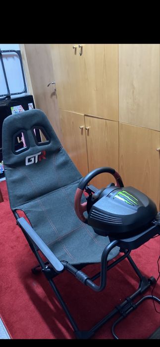 Volante t150+ps4+500gb+playseat c/gt7