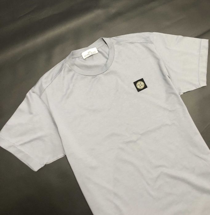 Stone Island Patch T-shirt 'Mid Grey'