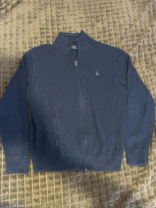 Mesh-knit Cotton Full-zip Sweater Polo Ralph Lauren