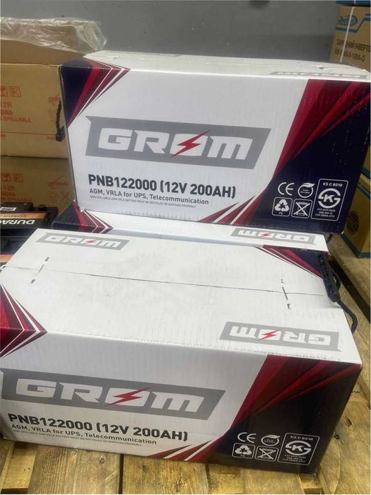 Аккумулятор 200 Ah PNB 122000 Grom AGM герметичный