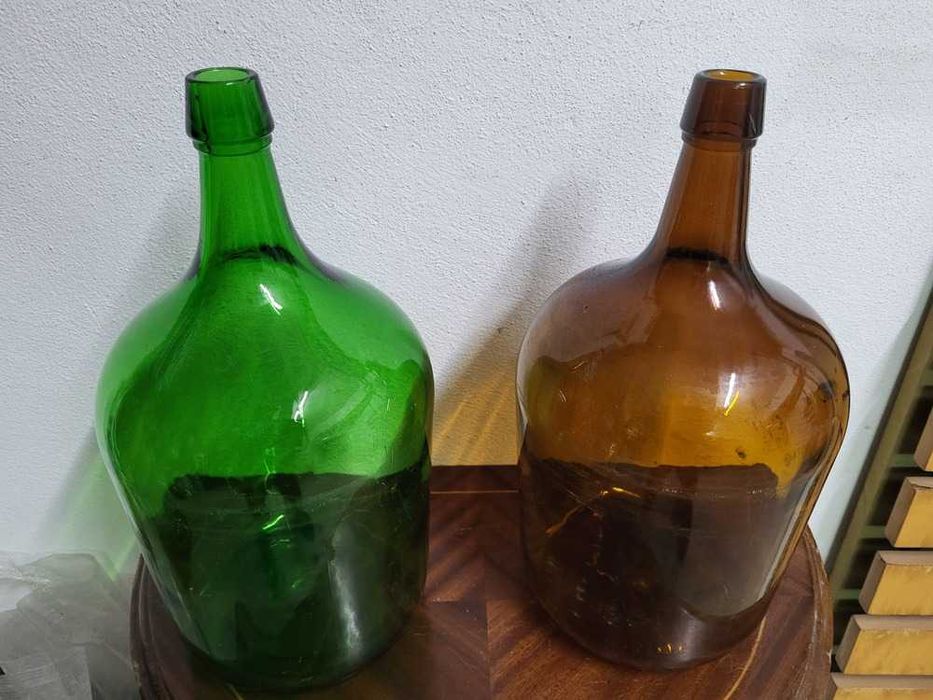 Garrafões de Vidro Par