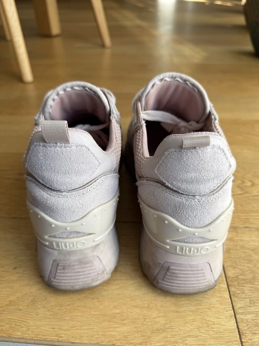 Skorzane sneakersy Maxi wonder Liu Jo