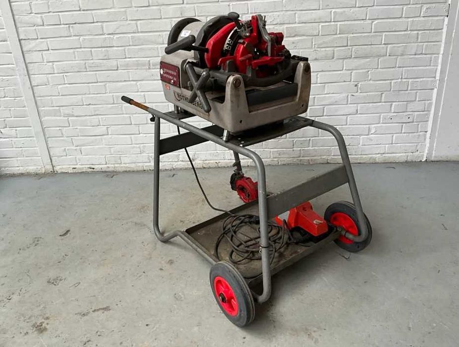 Máquina Roscadora de Bancada Rothenberger Supertronic 3SE c/ Carrinho – 230V